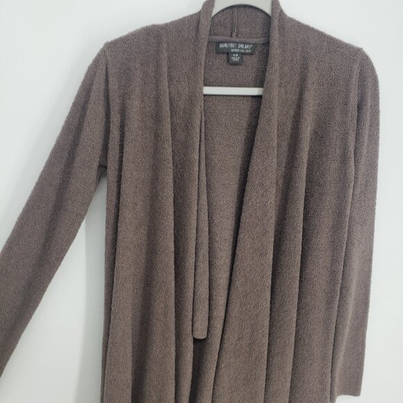 Barefoot Dreams Bamboo Chic Lite Calypso Open Front Wrap Cardigan Sweater S / M - Picture 4 of 7